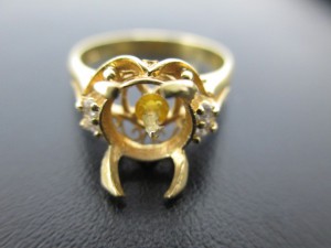 石のとれた18金リング 買取 津田沼