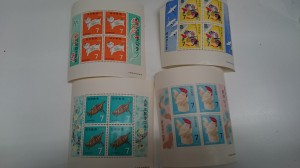 切手　お年玉シート