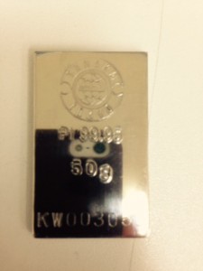 Pt1000　インゴット