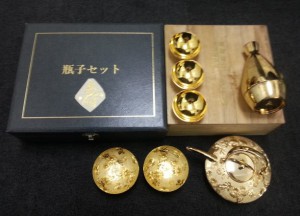 金杯　金メッキ銚子
