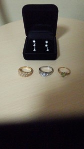 貴金属買い取りました