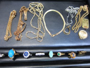 K18リング、ネックレス