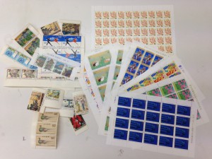 切手　バラ切手　シート切手