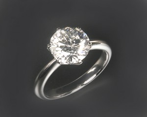 ダイヤリングの画像です