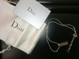 Diorアクセサリー お買取しました。大吉ミレニアシティ岩出店