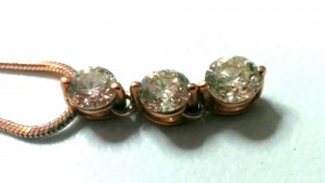 K18ダイヤのネックレス 買取 札幌市北区 あいの里