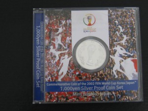 2002　FIFAワールドカップ記念貨幣1000円銀貨セット①