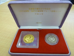 天皇 1万円金貨