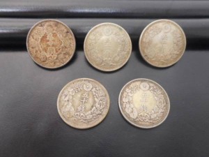旭日50銭銀貨 お買取しました。大吉岩出店