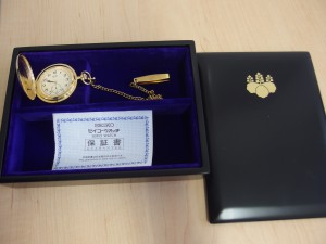内閣総理大臣贈 懐中時計 ＳＥＩＫＯ