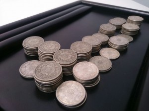 【古銭】小型50銭銀貨 お買取しました。 大吉岩出店