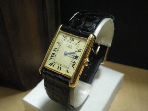 Cartier ベルメイユタンク 925 レディース腕時計