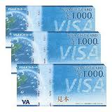 VISAギフトカードの画像です