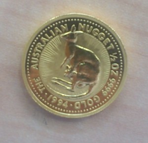 城南区のお客様からカンガルー金貨をお買取しました。大吉七隈店です。