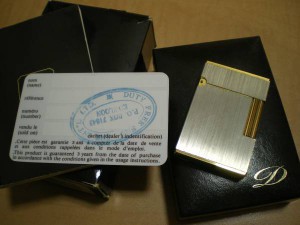 st.Dupont GATSBY ギャッツビー 銀金ヘアライン