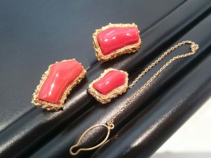 【K18】タイピン・カフス お買取しました。大吉岩出店