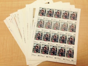 切手のシートをお買取りしました。大吉行徳店です。