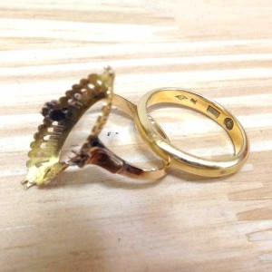 金 石の外れたリングお買取りしました/大吉 中野店
