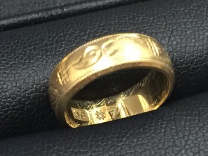 金のリングをお買取しました！大吉長崎屋小樽店