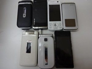 大吉 調布店で買取ったガラケー（携帯電話）