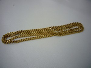 金のネックレス買取りました。福山市、大吉福山蔵王店です。