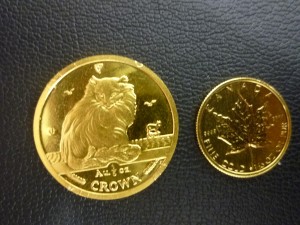 金貨マン島キャットコインをお買取りしました。大吉リーベル王寺店です。