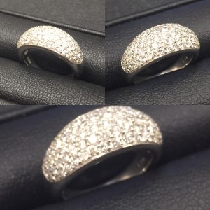 【買取実績】プラチナのメレダイヤモンドリングをお買取です。大吉長崎屋小樽店！
