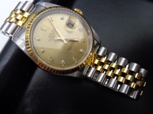 大吉鶴見店はロレックスのデイトジャストをお買取り致しました。