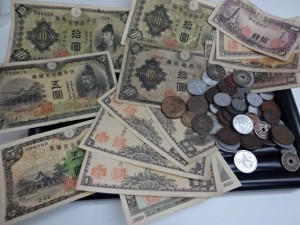 大吉 調布店で買取った古いお金（古銭）