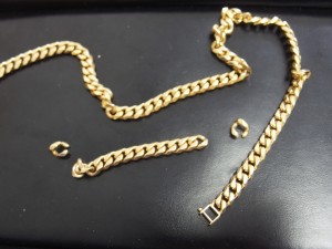 K18/18金 喜平ネックレス 破損