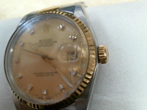 壊れたロレックス