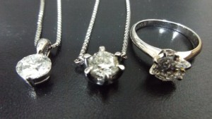 3点,1ctオーバー,ダイヤ