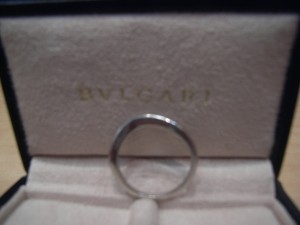 ブルガリのリングをお買取りしました。