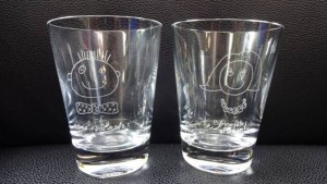 バカラ ペアタンブラー パパ＆ママ