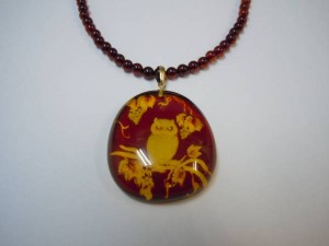 鼈甲　ネックレス