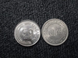 松江市のお客様から外国銭を買取致しました。大吉松江店