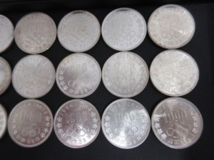 東京五輪,1000円銀貨,売る,世田谷区,成城