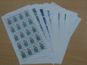 切手、バラ、シート、宇部市、買取り