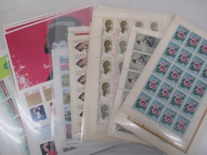 大吉小山店で買取した切手の画像です