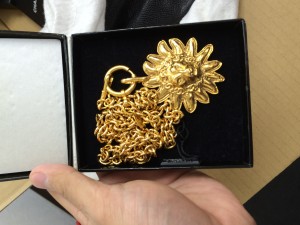ブランドCHANELシャネル金色ネックレス