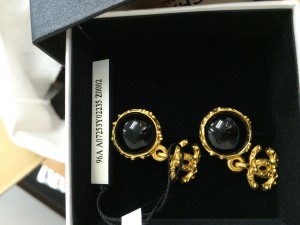 ブランドCHANEL金色イヤリング