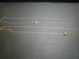 壊れてしまった貴金属も買取致します。大吉リーベル王寺店。