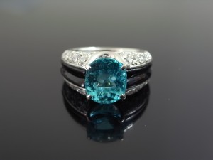 宝石（パライバトルマリン）のリングを佐賀のお客様より買取致しました。大吉　久留米