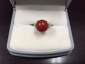 赤珊瑚付リングのお買取なら買取専門店大吉溝の口店にお任せ下さい