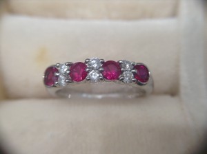 ルビー付きダイヤリングの買取なら大吉イオンタウン諏訪ノ森店へお任せ下さい