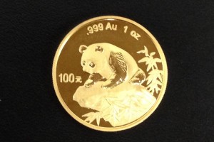 中国 パンダ金貨 買取り 稲毛