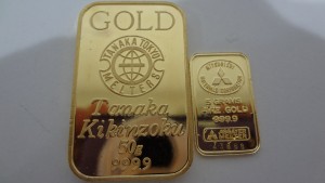 金インゴットお買取しました!大吉サンシパーク桑名店です