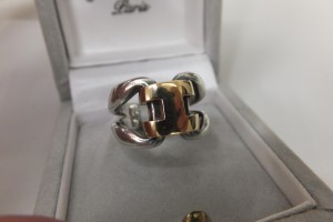 ブランド貴金属ｋ18エルメスリング