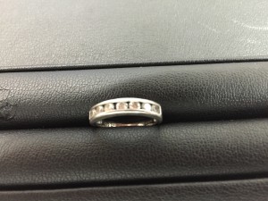 メレダイヤ付きプラチナリングの買取をさせていただいた大吉リーベル王寺店です!