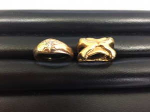 大吉 横須賀中央店 K18金リング買取ました
